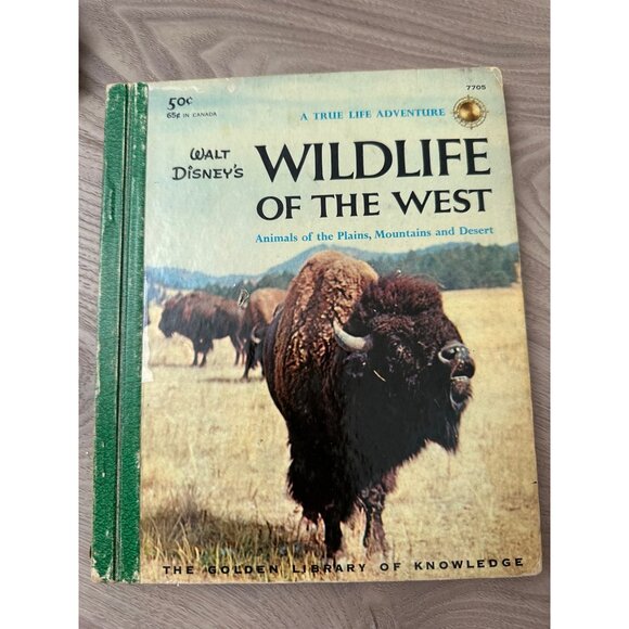 A True Life Adventure Vintage Walt Disney's Wildlife of the West Hardback Childr - Picture 1 of 4